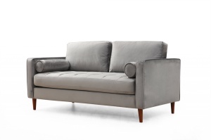 2θέσιος καναπές Jaber Γκρι 178x80 cm - Img 5