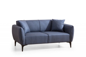 2θέσιος καναπές Naura Navy Μπλε 185x55 cm - Img 4