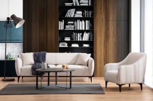 3θέσιος καναπές Belissimo Μπεζ 220x67x95 cm - Img 3