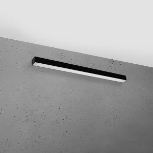 Aplica LED Pinne Negru 4000K 90x6x6 cm - Img 2