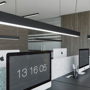 Aplica perete LED Pinne Negru 4000K 200x6x6 cm - Img 14