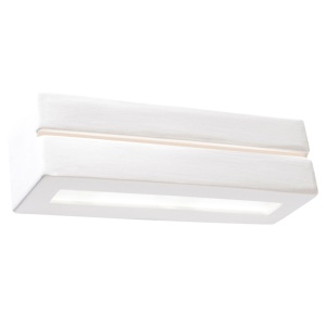 Aplica Vega Line din ceramica Alb 32.5x9.5x9.5 cm