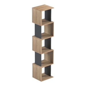 Biblioteca, Cubik, Sonoma, 30x35x161 cm - Img 5