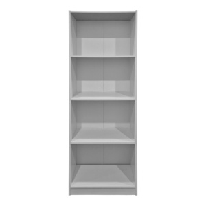 Biblioteca, Kendy, Alb, 30x60x167 cm - Img 3
