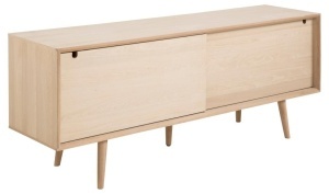 Bufet Century, Stejar deschis, 71x180x45 cm - Img 5