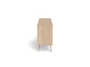 Bufet Lamberth, Stejar deschis, 75x200x40 cm - Img 4