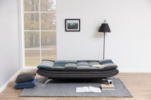 Canapea extensibila Faith, Multicolor, 91x194x98 cm - Img 2