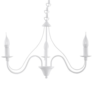 Candelabru 3 Minerwa Alb 60x60x80 cm
