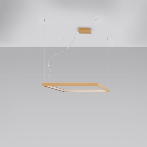 Candelabru LED Nelya Auriu 3000K 80x80x150 cm - Img 2