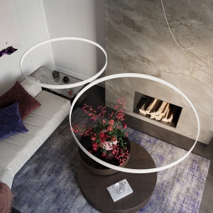 Candelabru LED Rio Alb 4000K 55x55x150 cm - Img 17