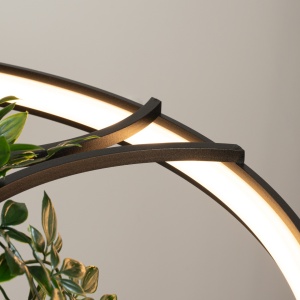 Candelabru LED Rio Bio 78 Negru 3000K 78x78x200 cm - Img 4