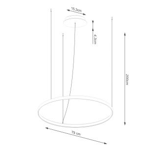 Candelabru LED Rio Eik Negru 3000K 79x79x200 cm - Img 9