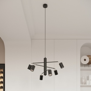 Candelabru Lemmi Negru 77x77x125 cm - Img 9