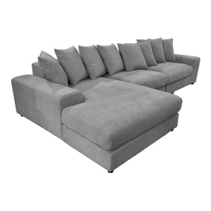 Coltar dreapta, Gerando, Antracit, 336x179x83 cm - Img 4
