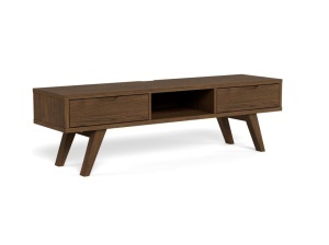 Comoda TV A-Line, Gri, 45x150x40 cm - Img 4