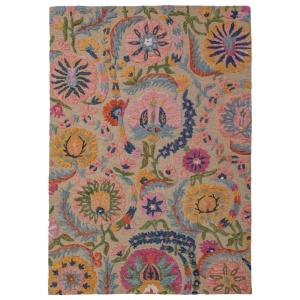 Covor Amira Floral Wool Multicolor 160x230 cm - Img 2