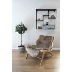 Covor Artificial blana de miel, Maro, 180x60x6.5 cm
