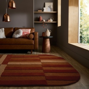 Covor oval Eldon Teracota 200x290 cm