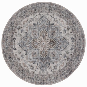 Covor Rotund INKA V4 Bej 160x160 cm - Img 2