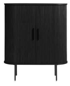 Dulap NOLA, Negru, 40x118x100 cm