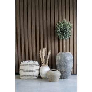 Ghiveci flori decorativ Capelo, Gri, 47x47x69 cm