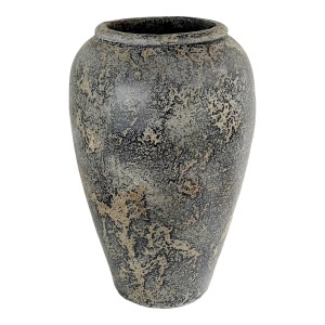 Ghiveci flori decorativ Capelo, Gri, 47x47x69 cm - Img 2