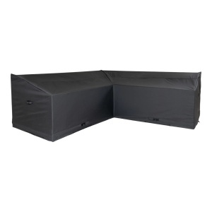 Husa de protectie pentru coltar Luxury, Negru, 252x100x90 cm - Img 3
