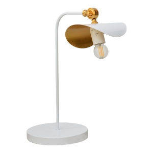 Lampa de masa Curve, Alb, 30x30x25 cm