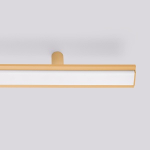 Lustra LED Lagom Auriu 4000K 181x4x7 cm - Img 4