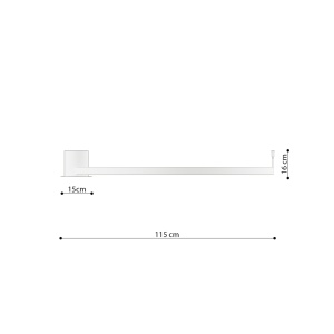 Lustra LED Rio 110 Rosu 3000K 110x115x16 cm - Img 9