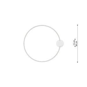 Lustra LED Rio Auriu 4000K 78x87x12.5 cm - Img 10