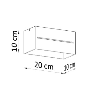 Lustra Lobo Gri 20x10x10 cm - Img 5