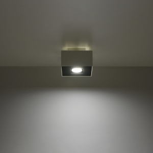 Lustra Mono Alb 14x14x11 cm - Img 3