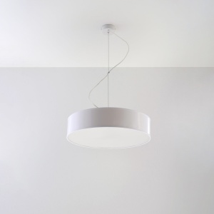 Lustra suspendata Arena Alb 45x45x111 cm - Img 2