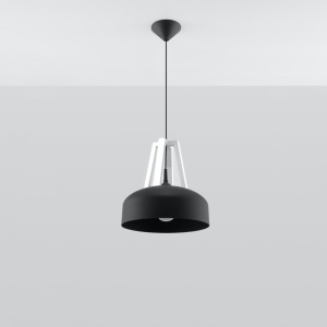 Lustra suspendata E27 Casco V2 Alb 30x30x85 cm - Img 2