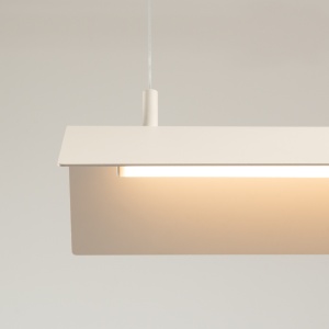 Lustra suspendata LED Elva Bej 3000K 150x27.5x200 cm - Img 8