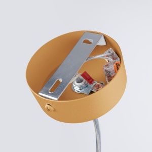 Lustra suspendata LED Farge Auriu 3000K 120x8x150 cm - Img 7