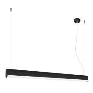 Lustra suspendata LED Farge Negru 3000K 120x8x150 cm