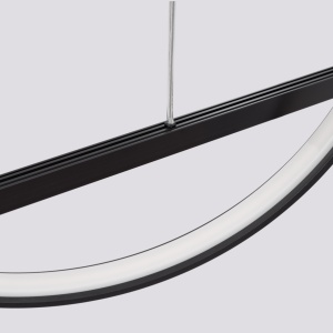 Lustra suspendata LED Glad Negru 3000K 120x20x212 cm - Img 7