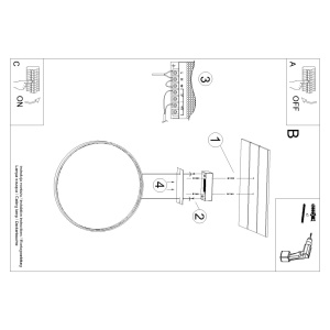 Lustra suspendata LED Rio 110 Bej 4000K 110x16x150 cm - Img 11