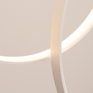 Lustra suspendata LED Rio 55 Alb 3000K 170x30x250 cm - Img 5