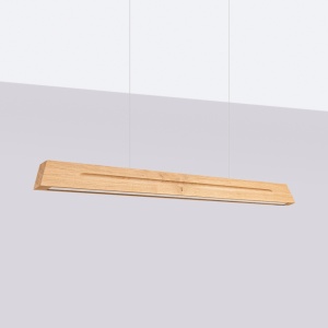 Lustra suspendata LED Skog Stejar 3000K 120x5.5x210 cm - Img 2