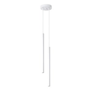 Lustra suspendata Pastelo Alb 15x15x118 cm