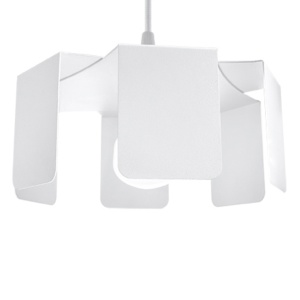 Lustra suspendata Tulip Alb 24x24x110 cm