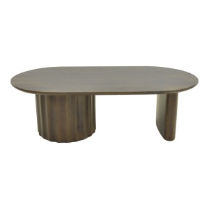 Masuta de cafea, Flute, Wenge, 65x130x40 cm - Img 3