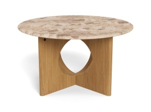 Masuta de cafea Foley V4, Maro, 42x80x80 cm - Img 3