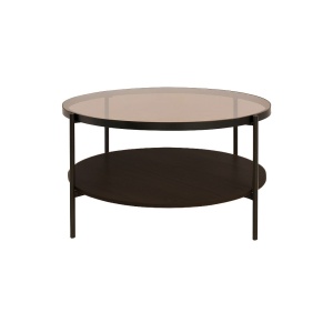 Masuta de cafea HASSEL, Negru, 84x46x84 cm