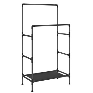 Modular σταντ ρούχων Songmics Μαύρο 83x45x157 cm - Img 2