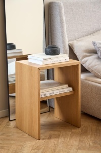 Noptiera Arlon, Natural, 60x45x35 cm - Img 2