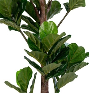 Planta artificiala decorativa Smochin lira, Verde, 81x93x190 cm - Img 4